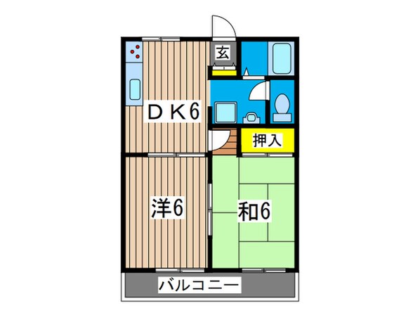 ライフヒルズ横浜の物件間取画像